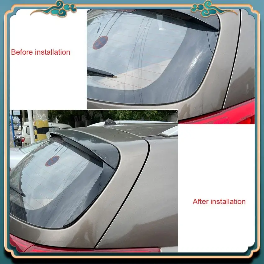 

L39A-Car Rear Window Side Spoiler Cover Trim For KIA Sportage R 2011-2015