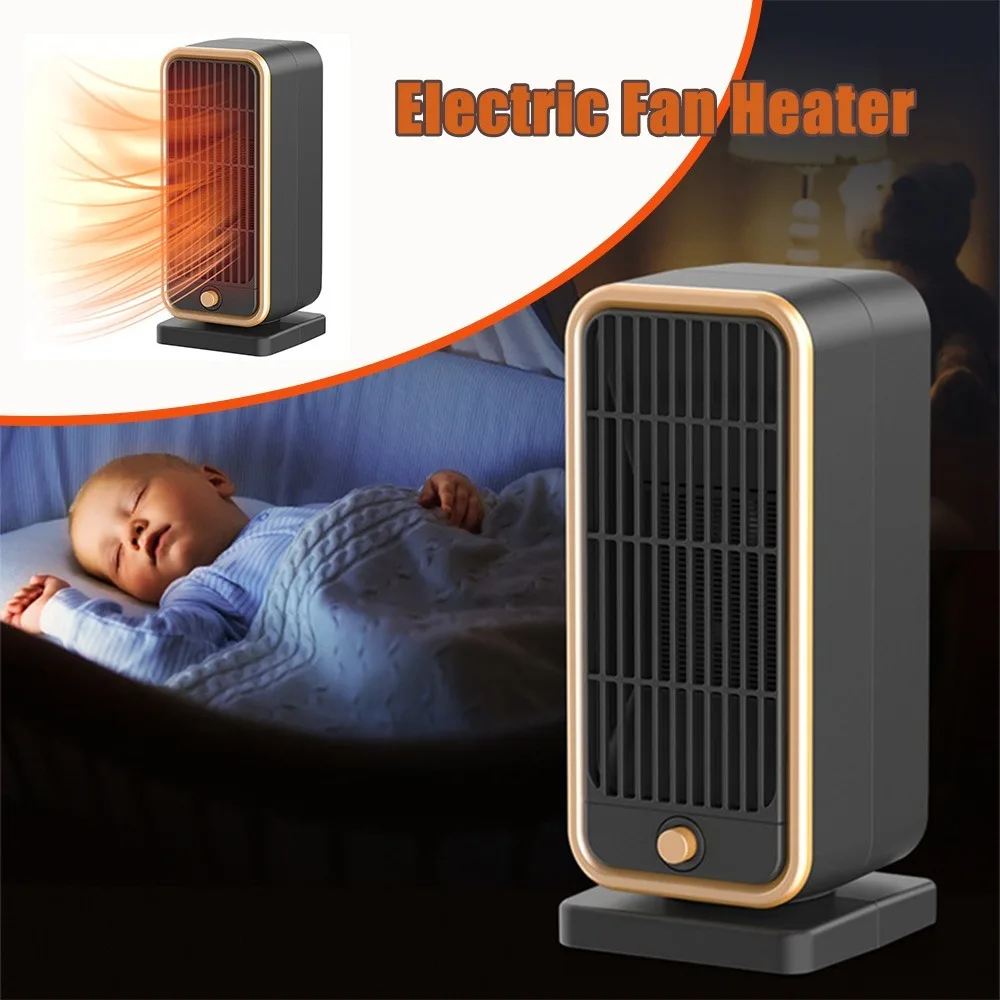 Standing PTC Ceramic Heater Instant Warm Air Electric Fan Heater Low Energy Consumption Eco Friendly Design Energy Saving
