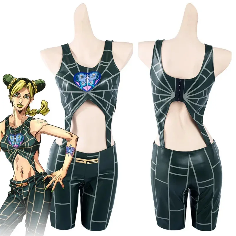 

NewJoJo‘s Bizarre Adventure Jolyne Cujoh Cosplay Costume Outfits Halloween Carnival Suit RX55202025