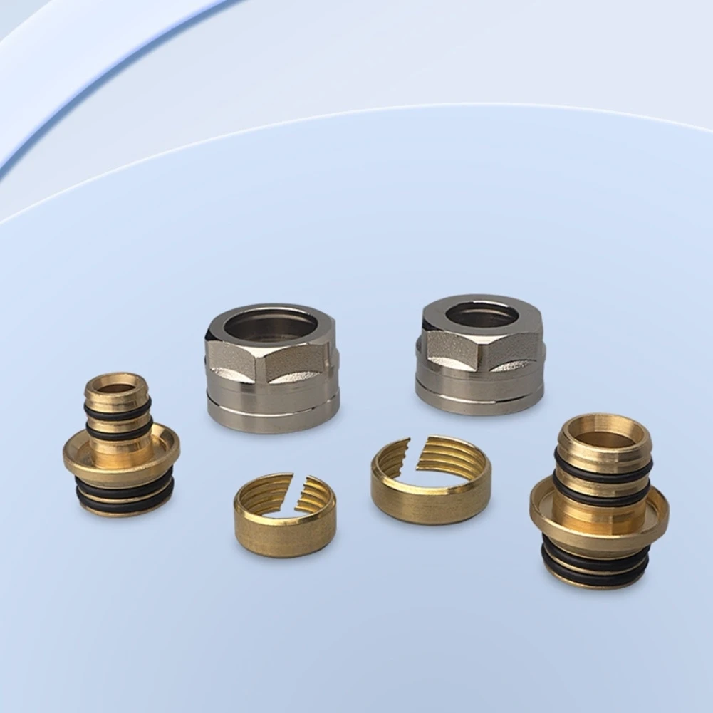 16x2.0 Copper Heating Manifold Copper Construction Manifold Floor Heating Connector Flexible Installation Hassle-free Connection