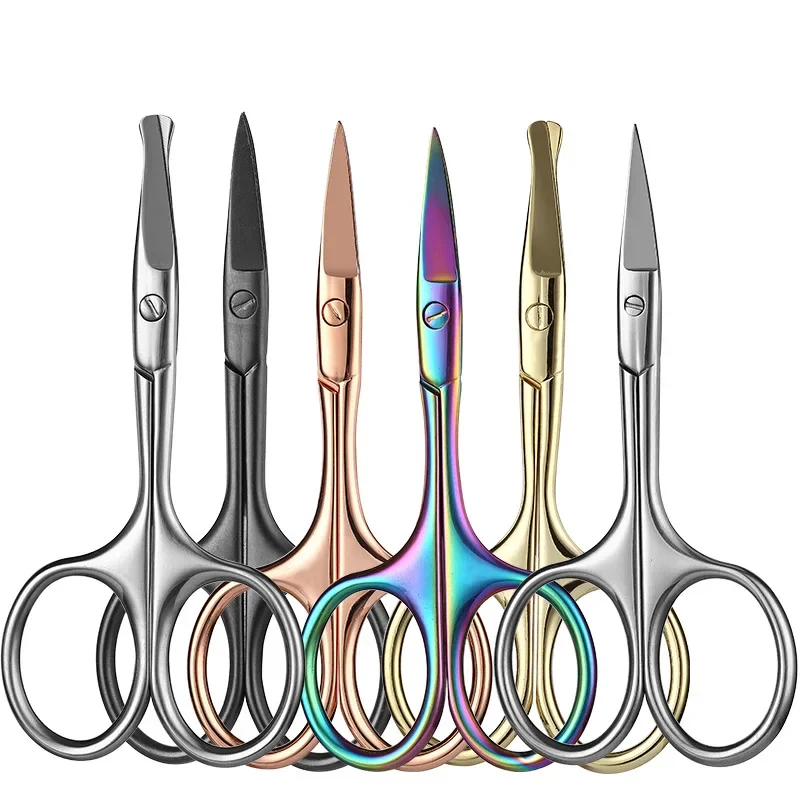 Stainless Steel Cuticle Scissors Dead Skin Remover For Nails Art Clippers Russian Nail Scissors Manicure Curved Tip Scissor