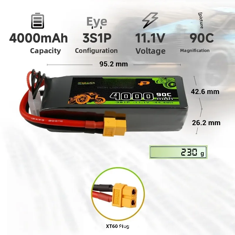 High-Quality New 90C 4000mAh 3 - огляд і ціна Hobby Quality Rc Cars