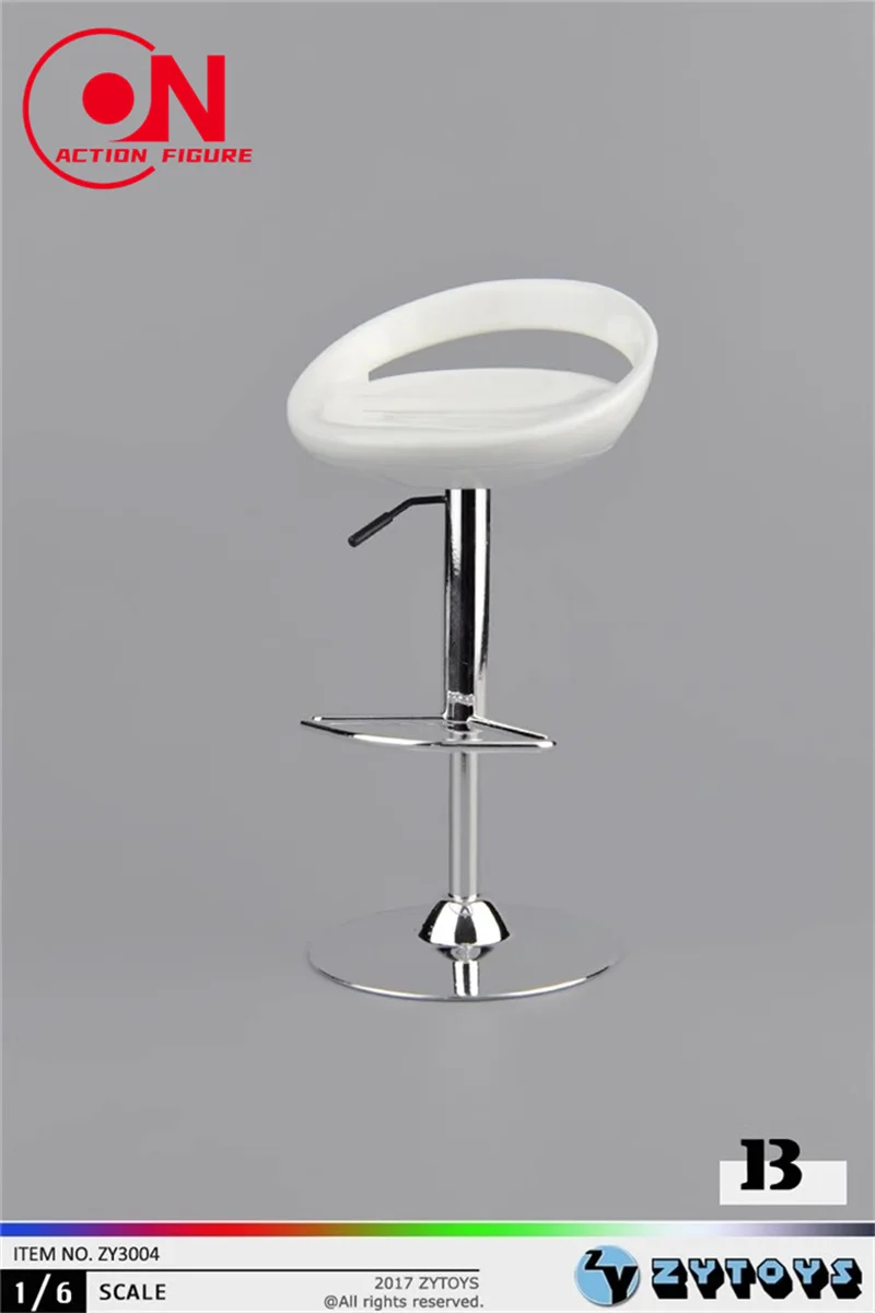 Zytoys zy3005 zy3004 1/6 cadeiras de barra giratórias 6cm altura assento modelo soldado cena acessórios caber 12 ''figura ação corpo bonecas