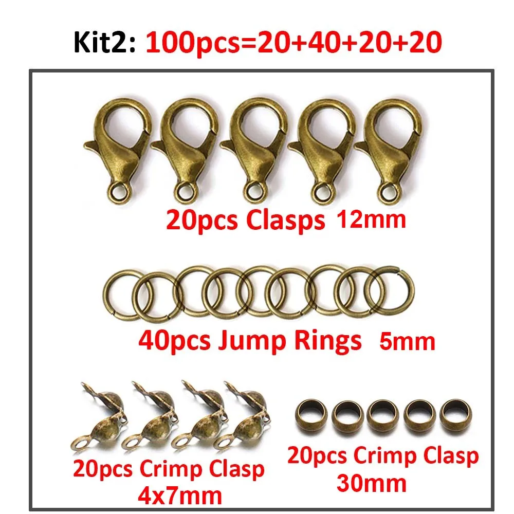 100pcs Jewelry Making Kit Components for DIY