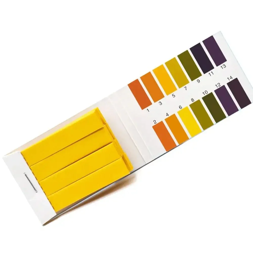 80 Strips Professional 1-14 ph Litmus Paper Ph Test Strips Water Cosmetics Soil Acidity Test Strips with Control Card