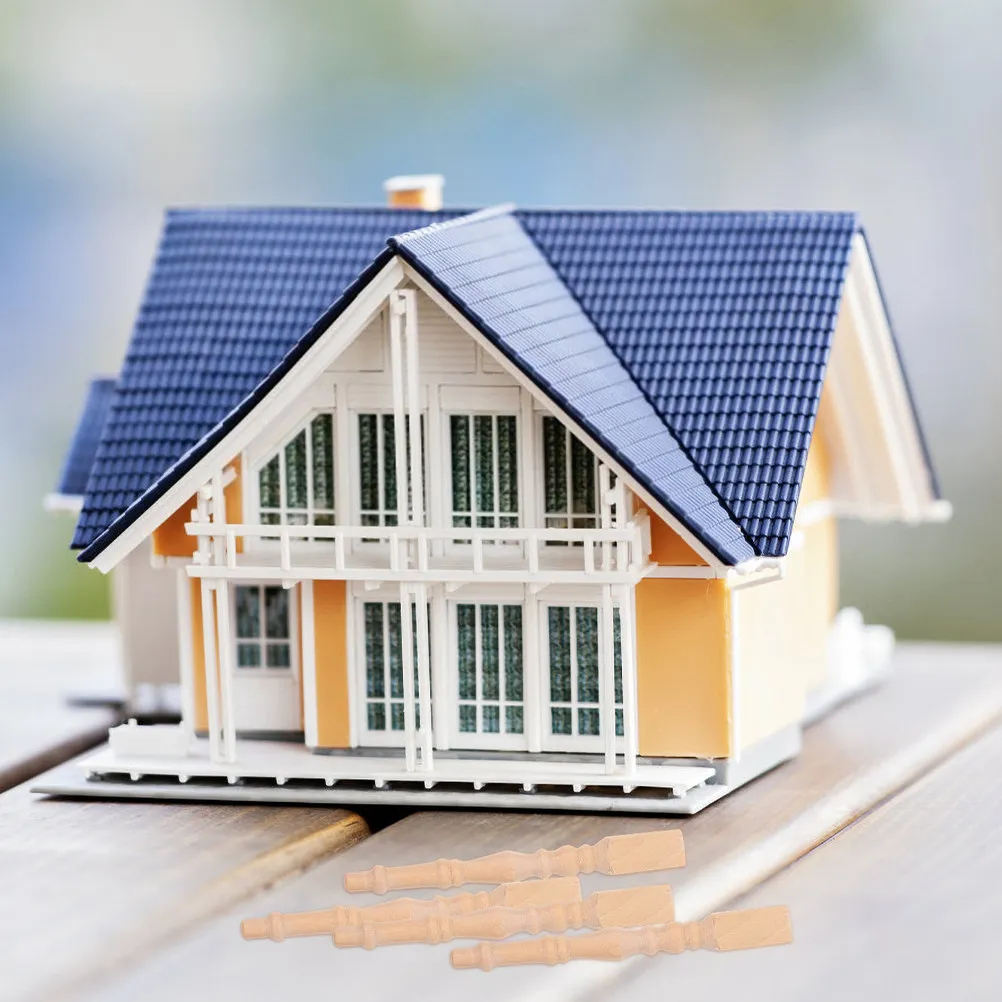 

8Pcs Miniature Wooden Table Legs 1 12 Scale Mini Furniture Dining Table Legs Fairy Garden Furniture Accessories Dollhouse Decor