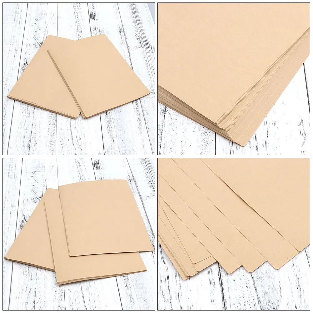 

150 Sheets Retro Stationery Paper Vintage Letter Paper Kraft Blank Writing Sheets for Announcements Festivals Blessings Holiday