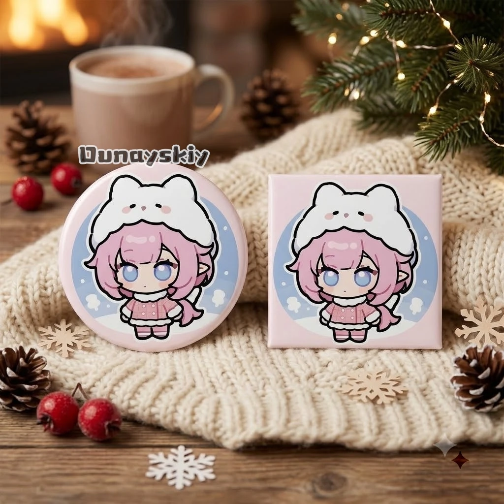 KS*27Elysia Honkai Impact 3rd Anime Badge HI3 Ego Herrscher of Origin Metal Brooch Pin Cosplay Gift Tinplate Collec Elysia Badge