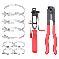 10Pcs CV Boot Clamp Pliers Set /Hose Band Axle Pliers, CV Joint Boot Clamp