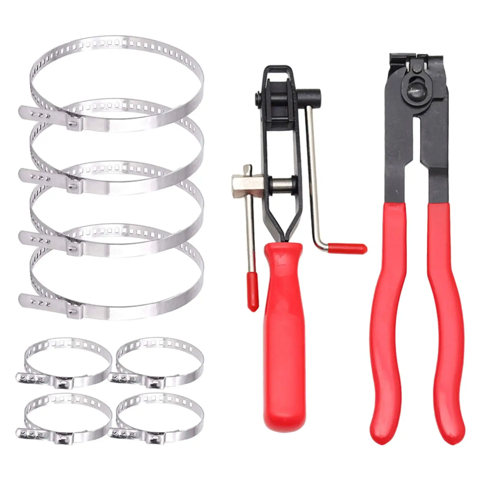 10Pcs CV Boot Clamp Pliers Set /Hose Band Axle Pliers, CV Joint Boot Clamp