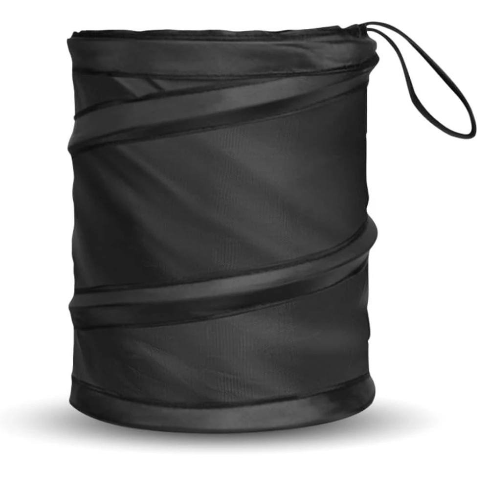 

Car Trash Can Mini Collapsible Portable Garbage Bin with Magic Sticker Pop-up Water Proof Bag Hanging Waste Basket Bin