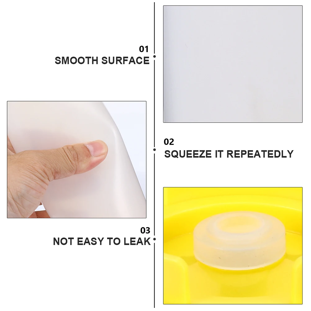 

2 Pcs Tomato Squeeze Bottle Double-headed Sauce Bottles Condiments Ketchup Reusable