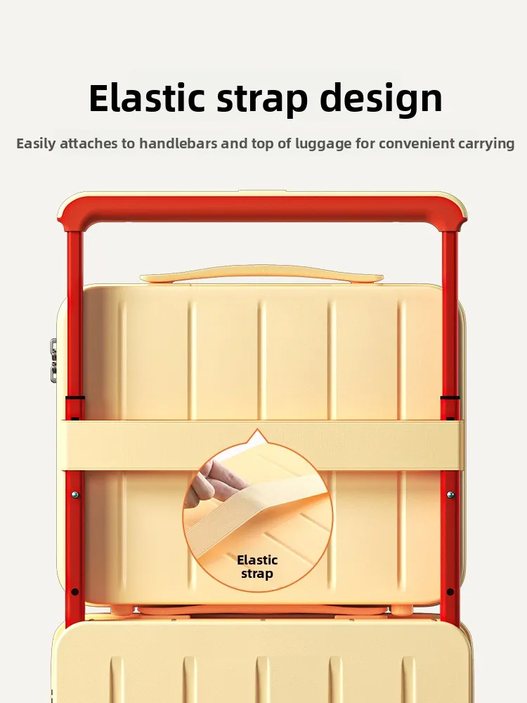 

Fya Portable Handheld Lage Add-On Bag Women's 4 Inch Travel Cosmetic Bag Faionable Hard ell ABS+PC Material