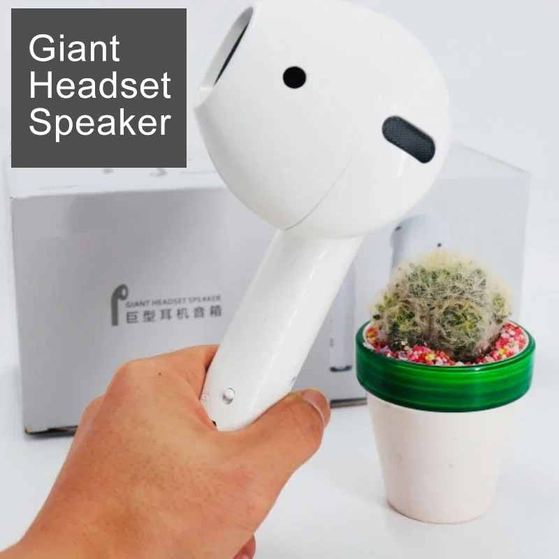 Giant Headset Bluetooth Speaker Portable Outdoor Wireless 3D Stereo Music Player Supports TF Card