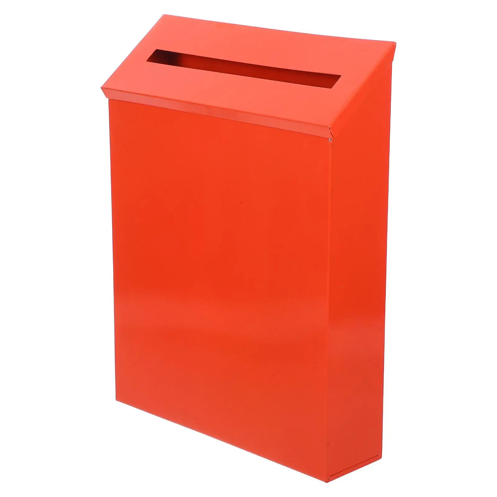 

Iron Mailbox Wall Mounted Vintage Large Capacity Waterproof Mailboxes Home Office Ballot Box Storage Metal Email Suggestion Box