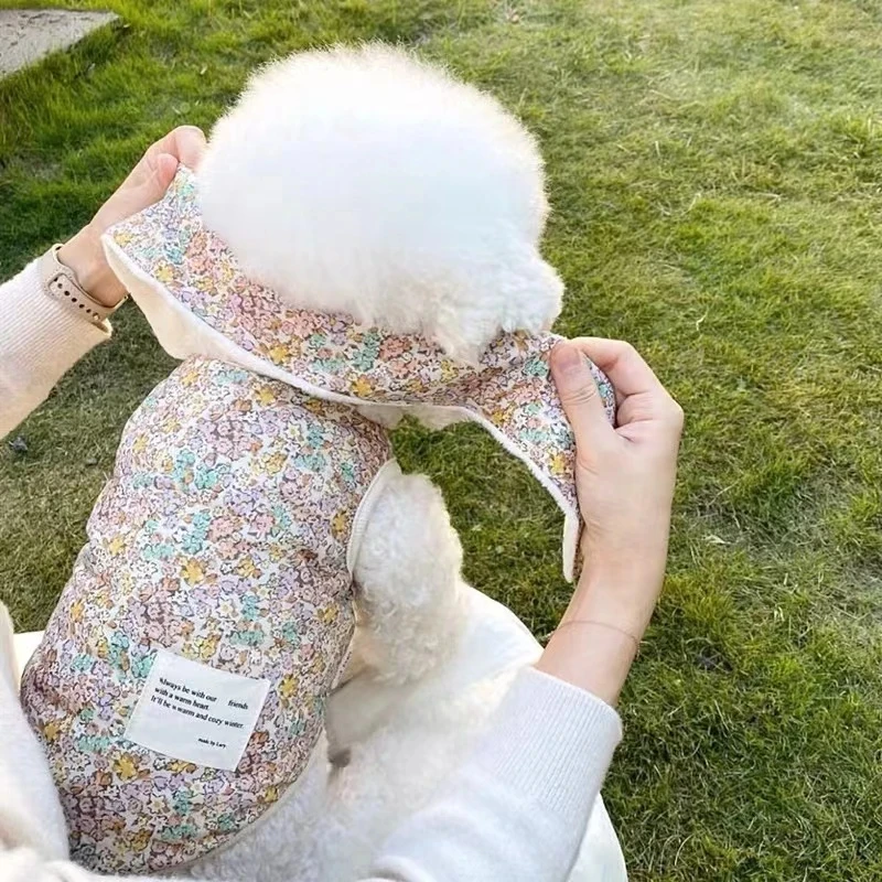 Cat Dog Clothes Coat Winter Fashion Pet Jacket VIP Suits Teddy York Poodle Maltese Outfit Doggy Apparel Cute Small Dogs Costumes