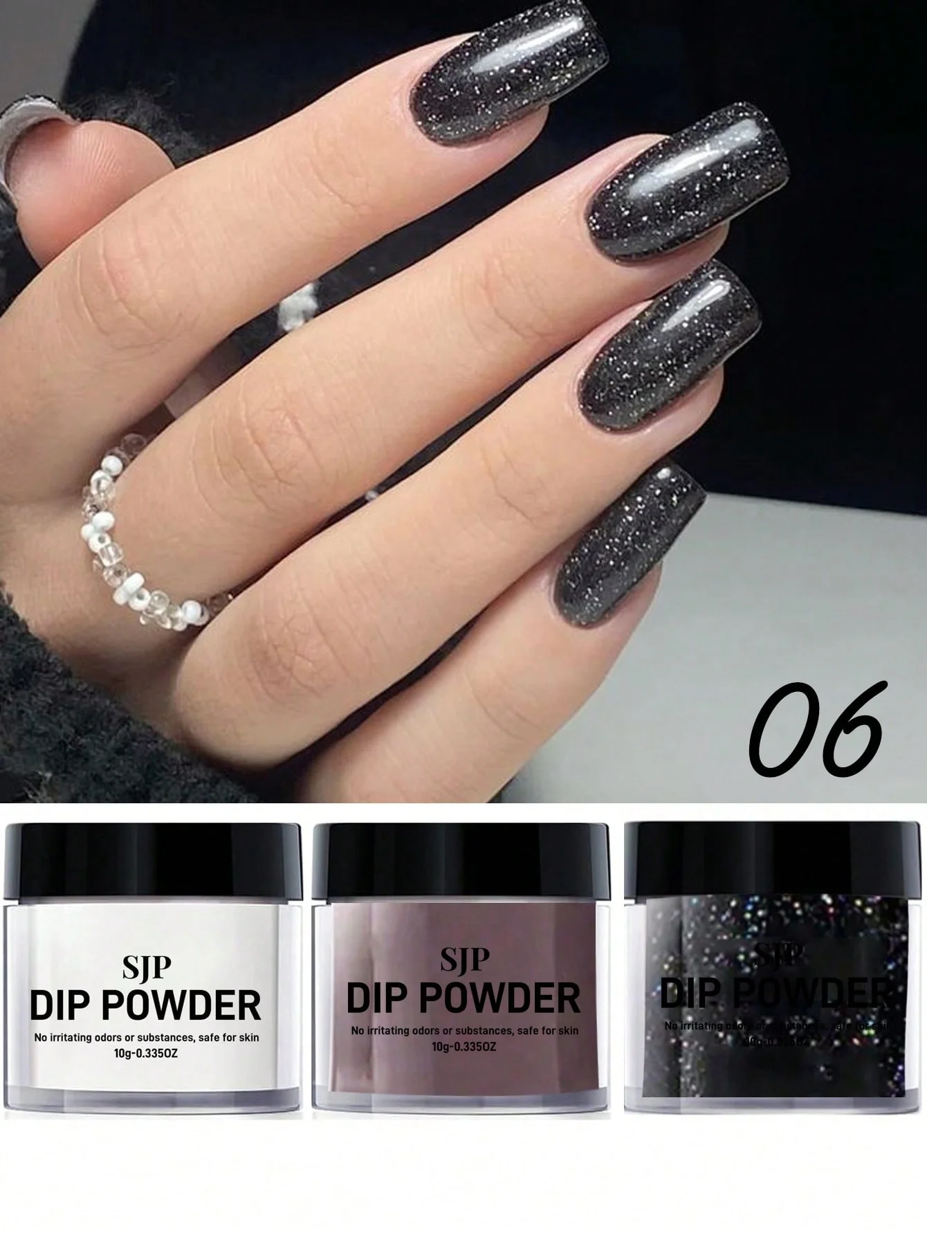 Set da 3 pezzi in polvere acrilica polimerica di cristallo per intaglio Punte per nail art 3D Generatore Sistema acrilico per punte di decorazione per nail art