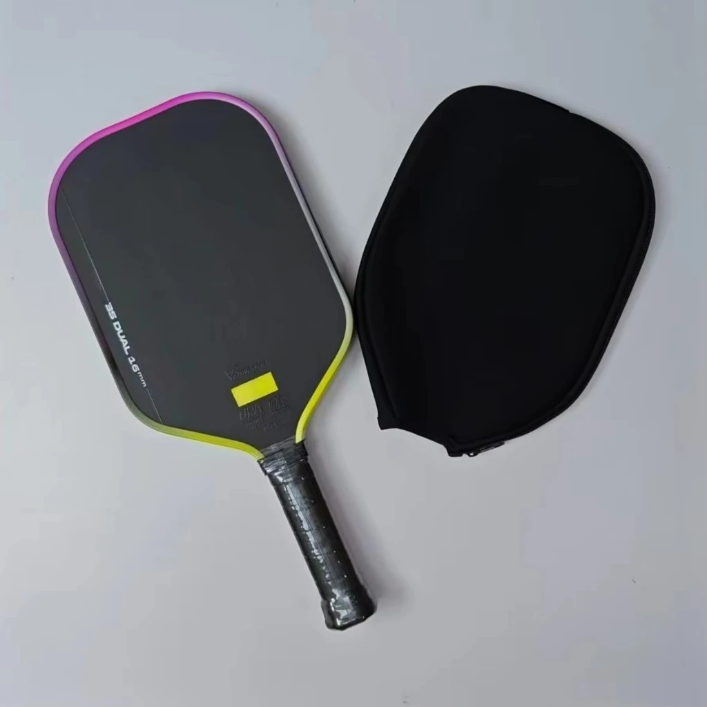 JL 3S Dual Pro Pickleball Paddles 16mm T700 Raw Carbon Fiber High Spin Control USAP Approved Beginner Daily Use Training Racket