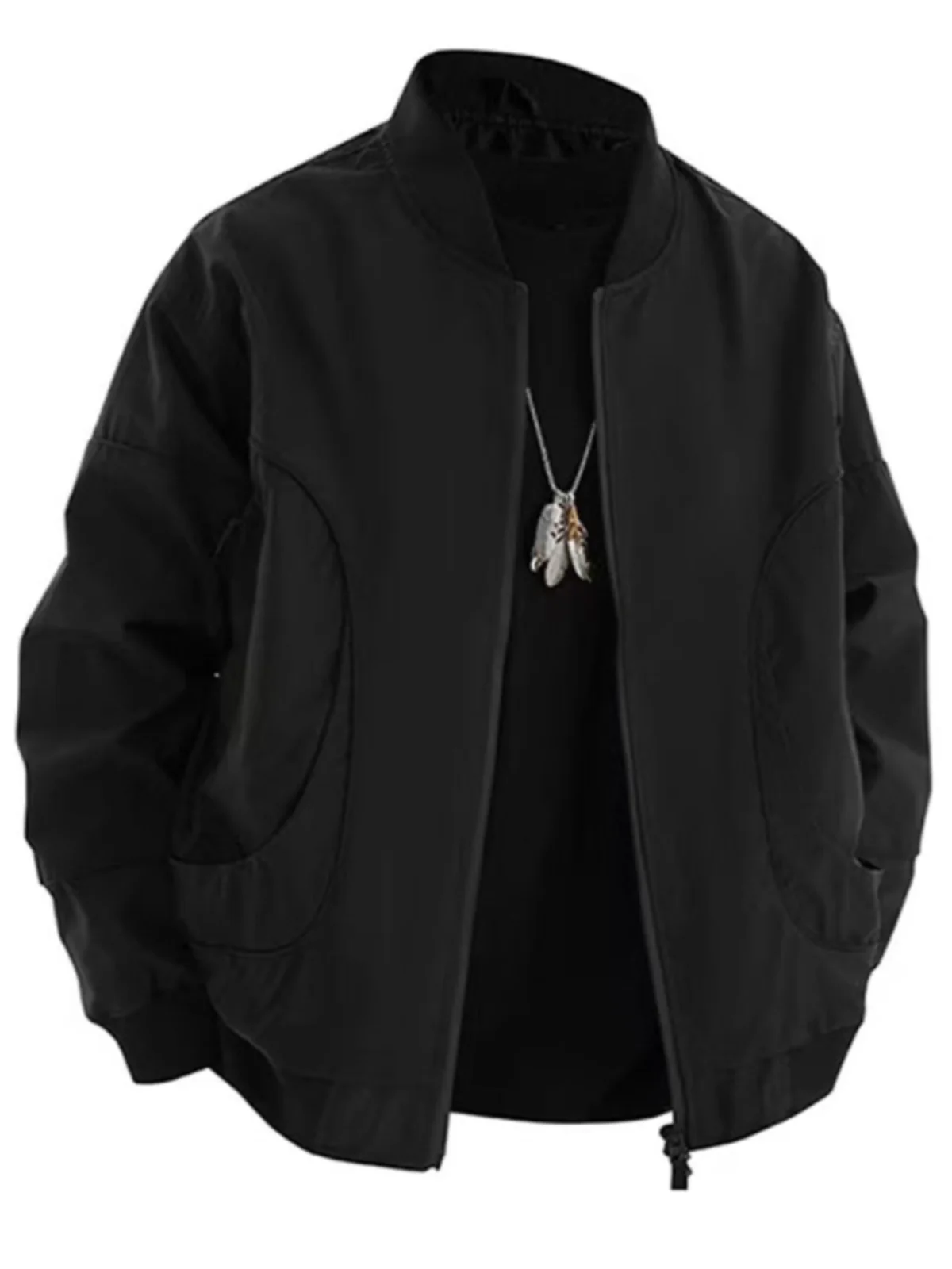 

Men's Pilot Jaet Coat Autumn Winter American Sle CleanFit Stand Collar Faionable Baseball orm Long Sve Zipper