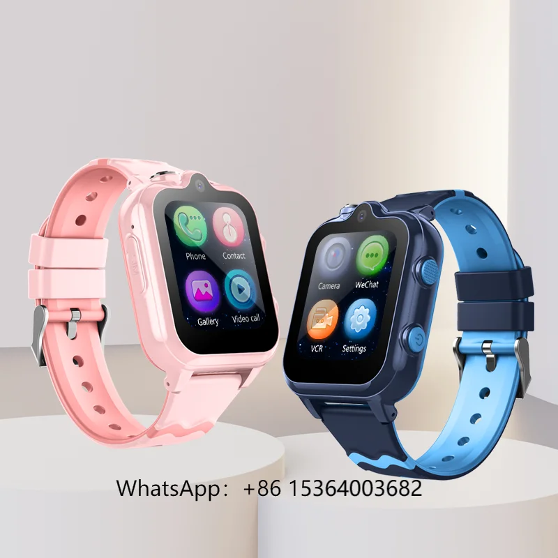 

TJXLWonlex KT18 Dual Camera 4G LTE Smart Watch SIM Card SOS WIFI Video Game Watch GPS Smart Watch