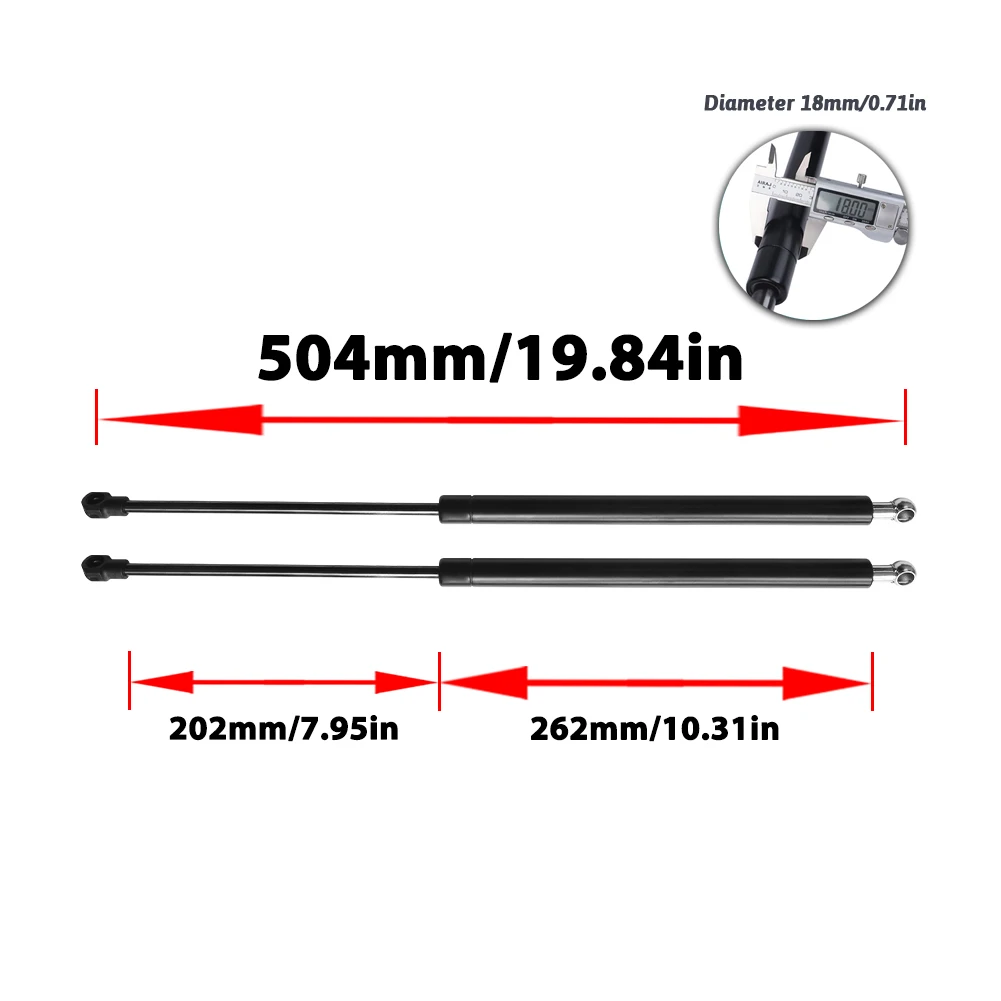 2pcs For Lexus RX350 RX450hL 2016-2022 Front Hood Gas Spring Struts Car Bonnet Shocks Hydraulic Lift Supports Car Accessories