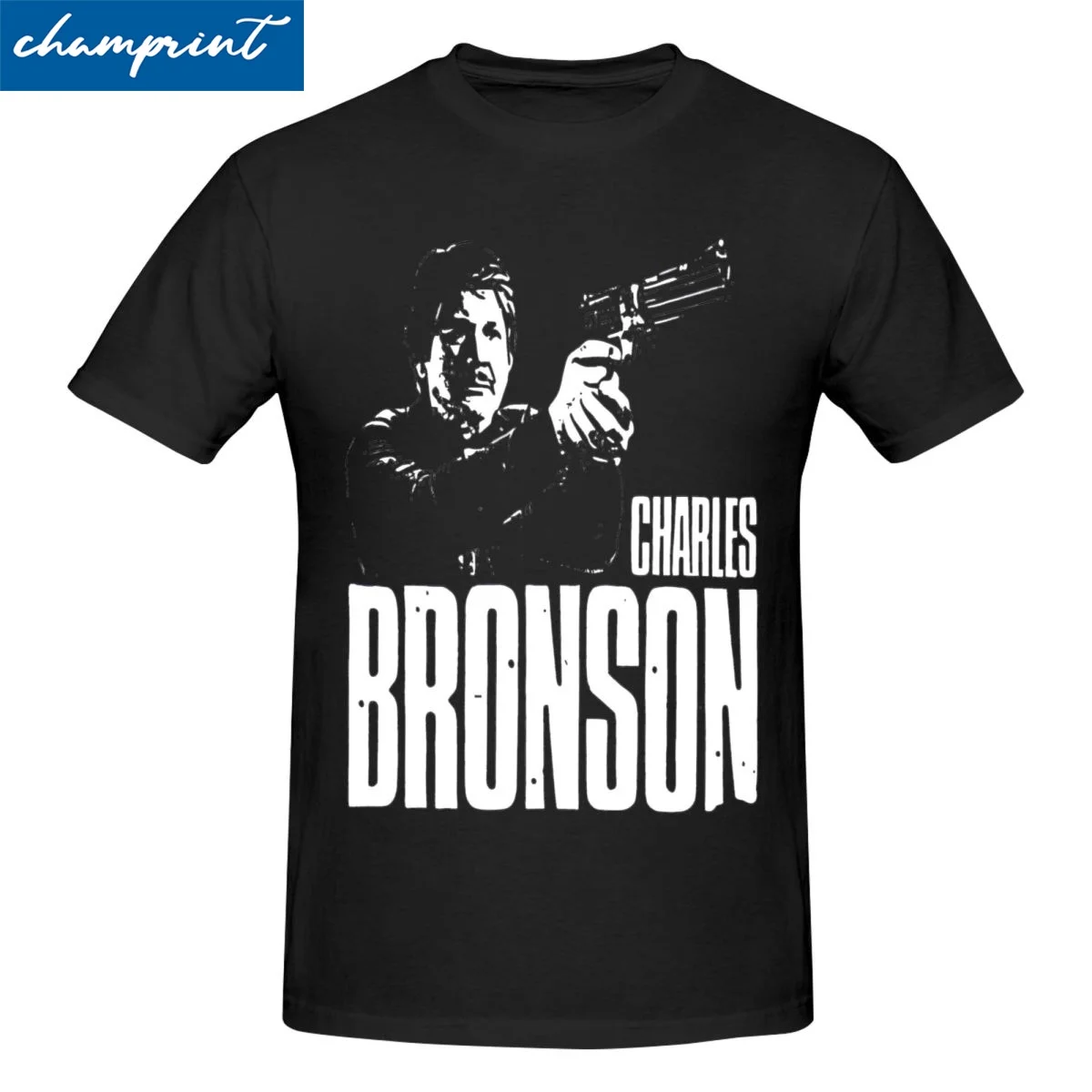 Charles Bronson Powerviolence T-Shirt Men Women Funny Pure Cotton Tees Round Neck Short Sleeve T Shirts Graphic Tops