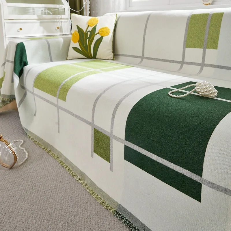 Sofa Blanket Cover Cloth for All Seasons One-piece Anti-cat Scratch High-end New Sofa Cover Home Textile