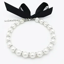 New Pet Products Pearl Necklace Pet Collar Cat and Dog Jewelry