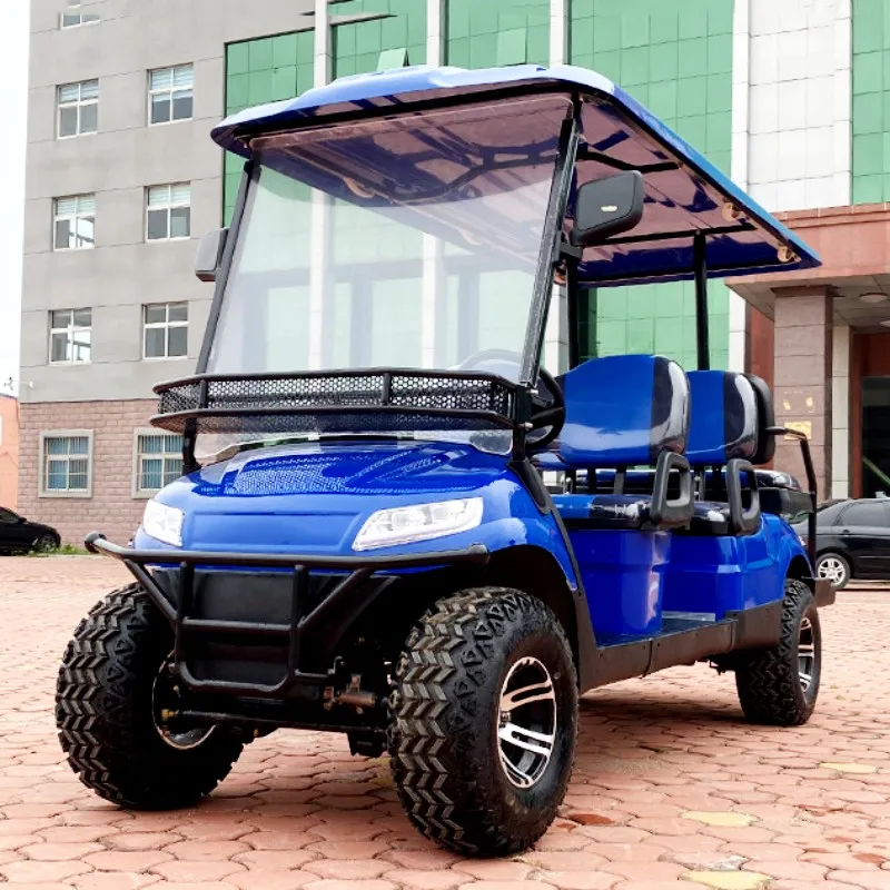 Hot Sale 2 4 6 Seats Golf Carts Buggy Golf Cars with Bag Holder Factory Cheap Price Electric Car Street Legal