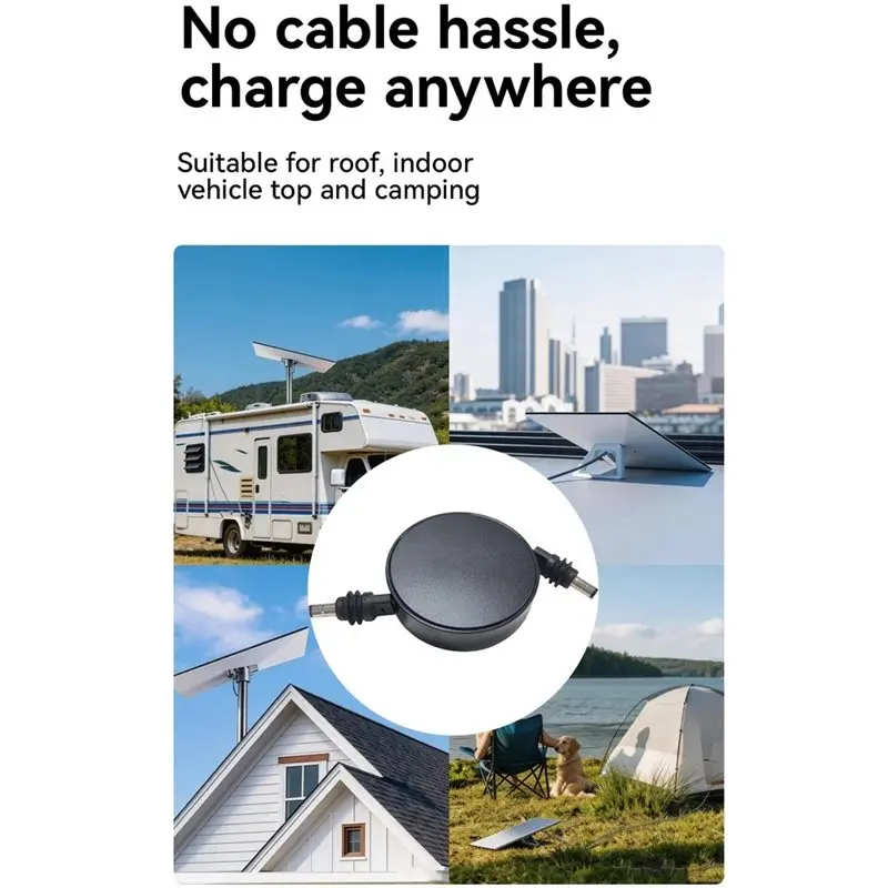 M11K-DC5521 Retractable Power Cord For Starlink Mini Plug-And-Play DC Cable Ethernet Satellite Cable Portable