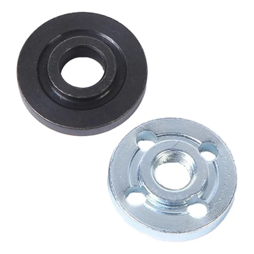 M10 Thread Angle Grinder Metal Pressure Plate Inner Outer Flange Nut Set Tools For 100 Type Angle Grinder Polisher Power Tool Ac