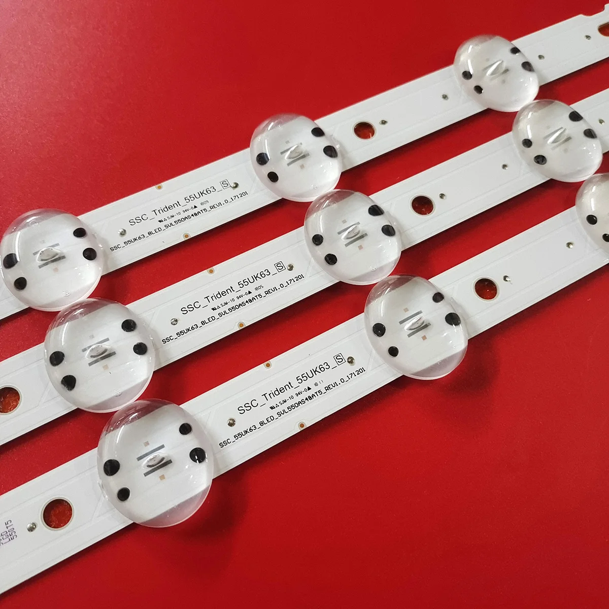 شريط LED لـ 55UN6950 55UK6090 55UK6200 55UK6300 55UK6360 55UK6400 55UK6470 55UM6910 55UM6950 55UM7000 55UN6950ZUA 55UM7050