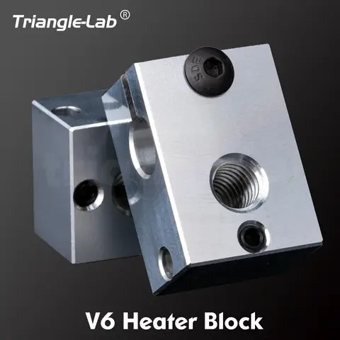 V6 heater block for 3D printers with PT100 sensor DFORCE