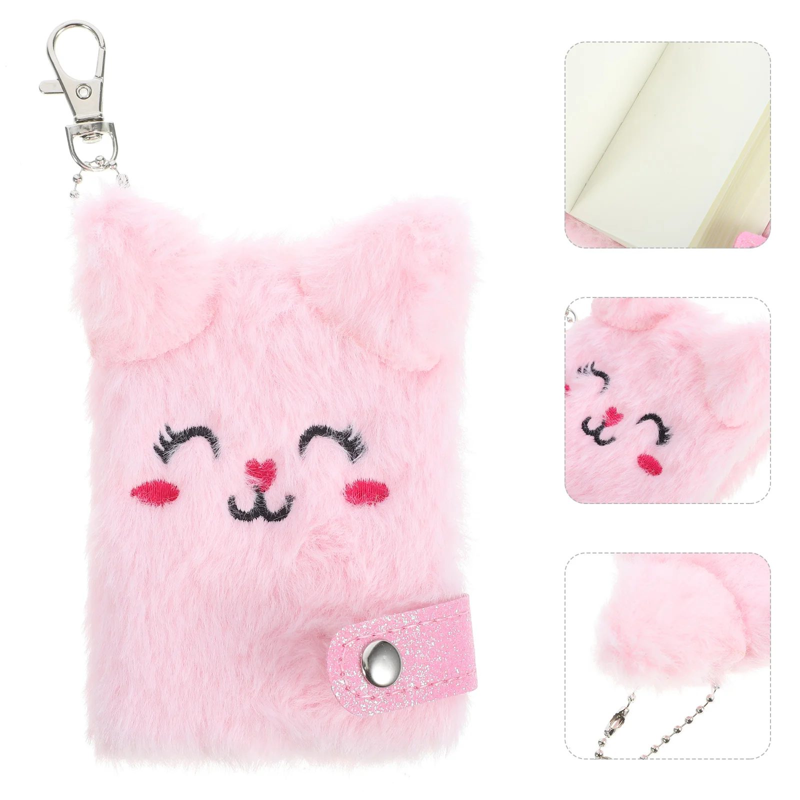 

Kawaii Notebook Daily Use Diary Lovely Journal Fluffy The Accessory Girl Cartoon Plush