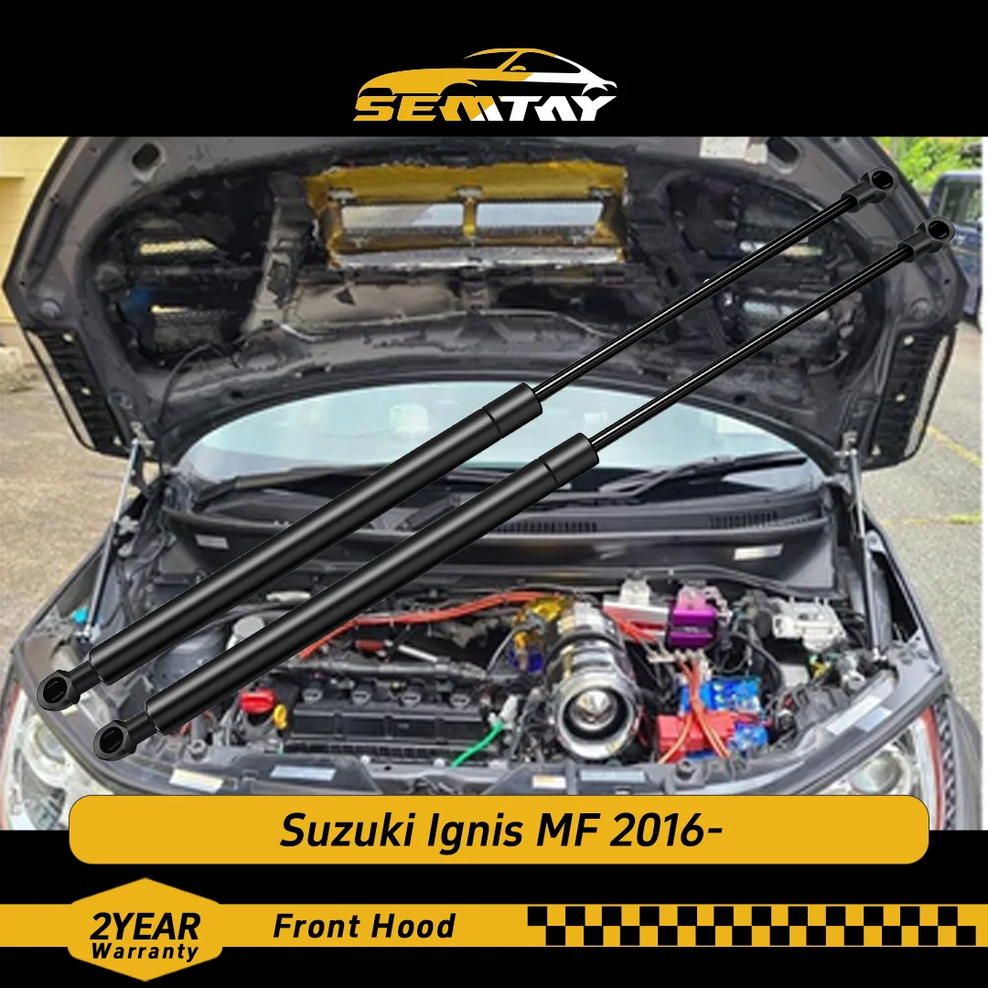 SEMTAY Hood Struts for Ignis MF 2016- Bonnet Lift Support Spring Shocks Damper