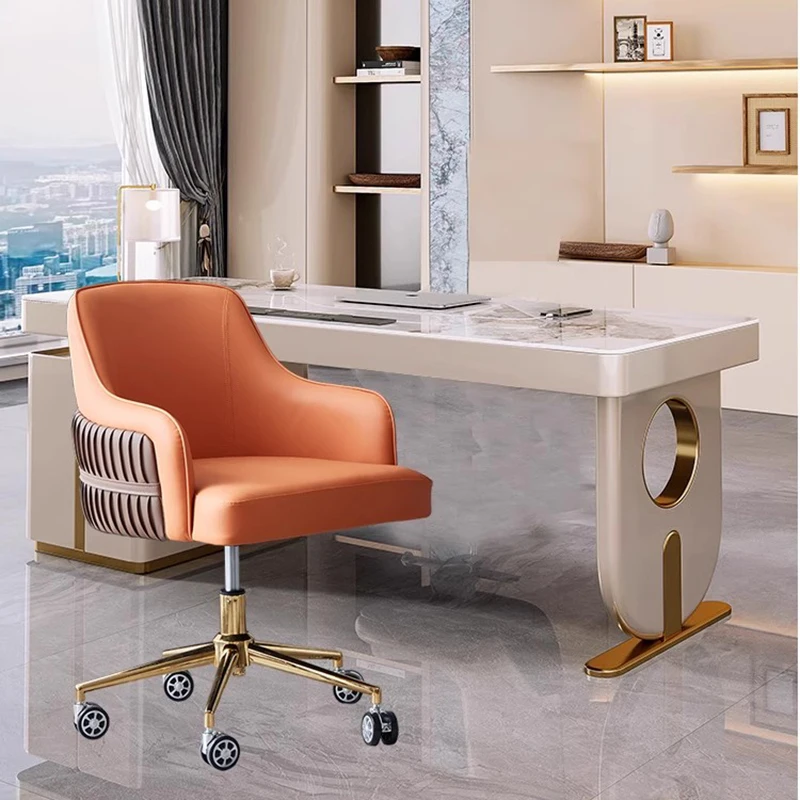 Обеденный современный офисный стул, мобильный роскошный письменный салон, офисный стул для гостиной, скандинавский дизайнер, Sillas De Oficina, модная мебель