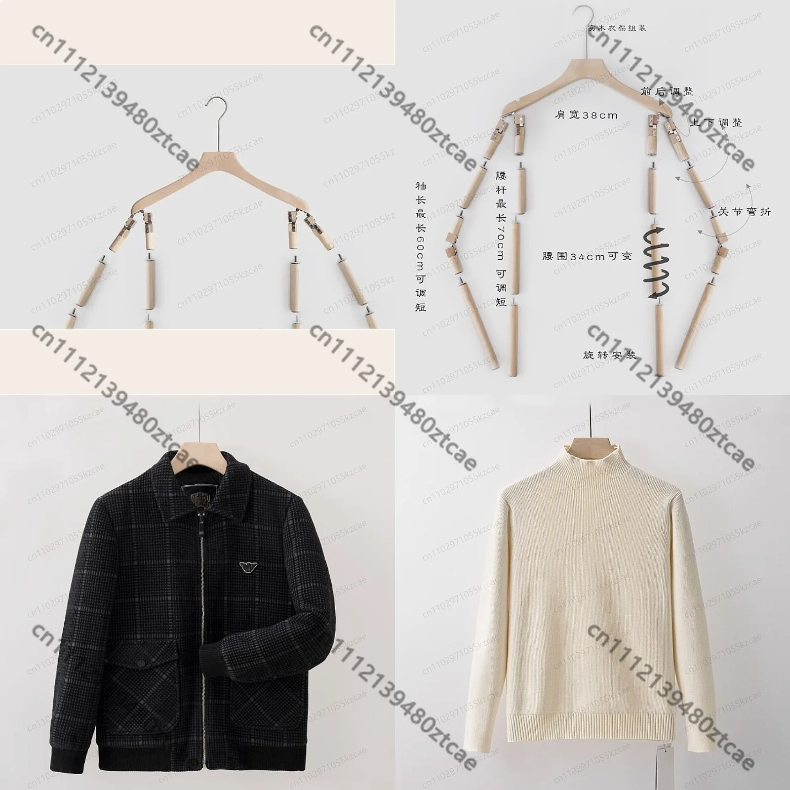 Multi-Scene Clothing Display Prop Rack for Modeling Live Streams Exhibitions Video Shoots