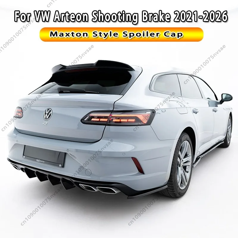 

Спойлер-накладка Maxton Style для Volkswagen Arteon Shooting Brake Mk1 Facelift 2021-2026: Тюнинг заднего крыла/спойлера на крышу автомобиля