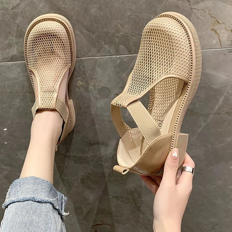 2021 nuovi sandali da donna designer estivo scarpe Songgao per il tempo libero sandali con punta chiusa sandali da donna in mesh traspirante scarpe