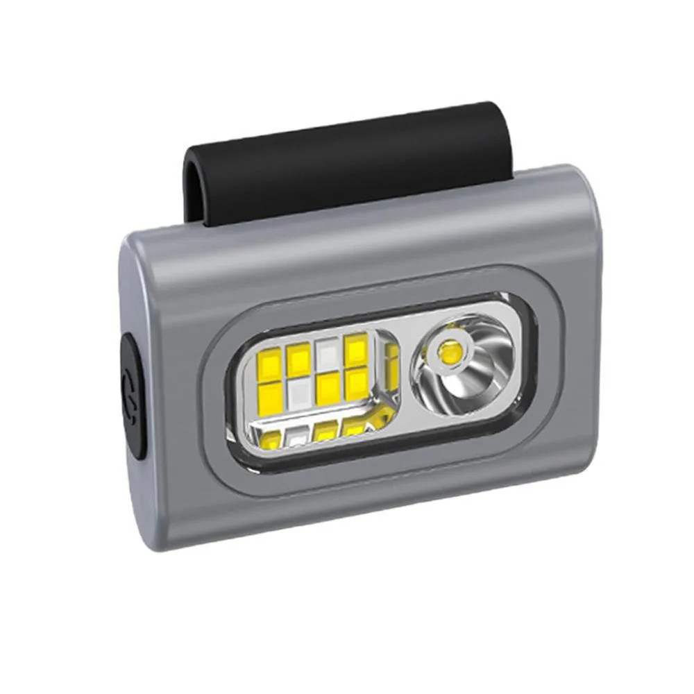 High Brightness COB LED Headlight Camping Visibility Jogging LED Light Safety Magnet Clip On Running Light Fishing