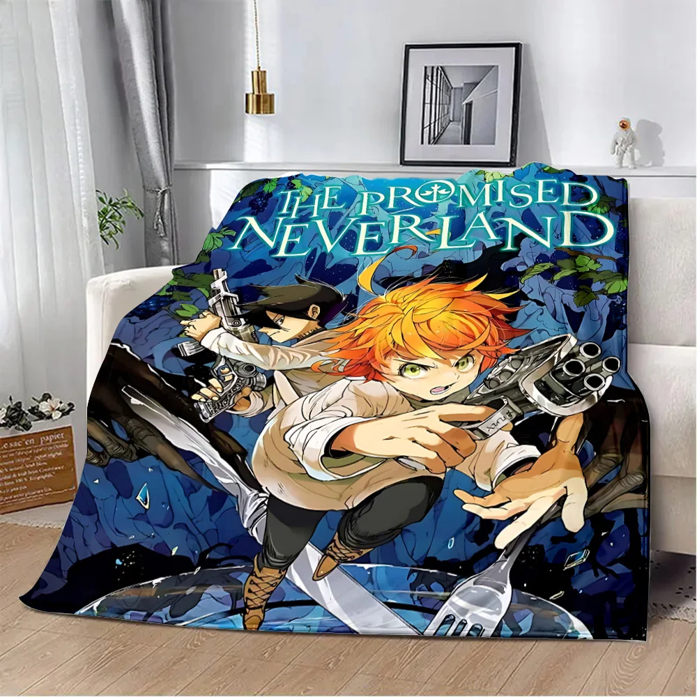 Anime The Promised Neverland Printed Blanket Picnic Blankets Warm Blanket Soft and Comfortable Blanket Home Travel Birthday Gift