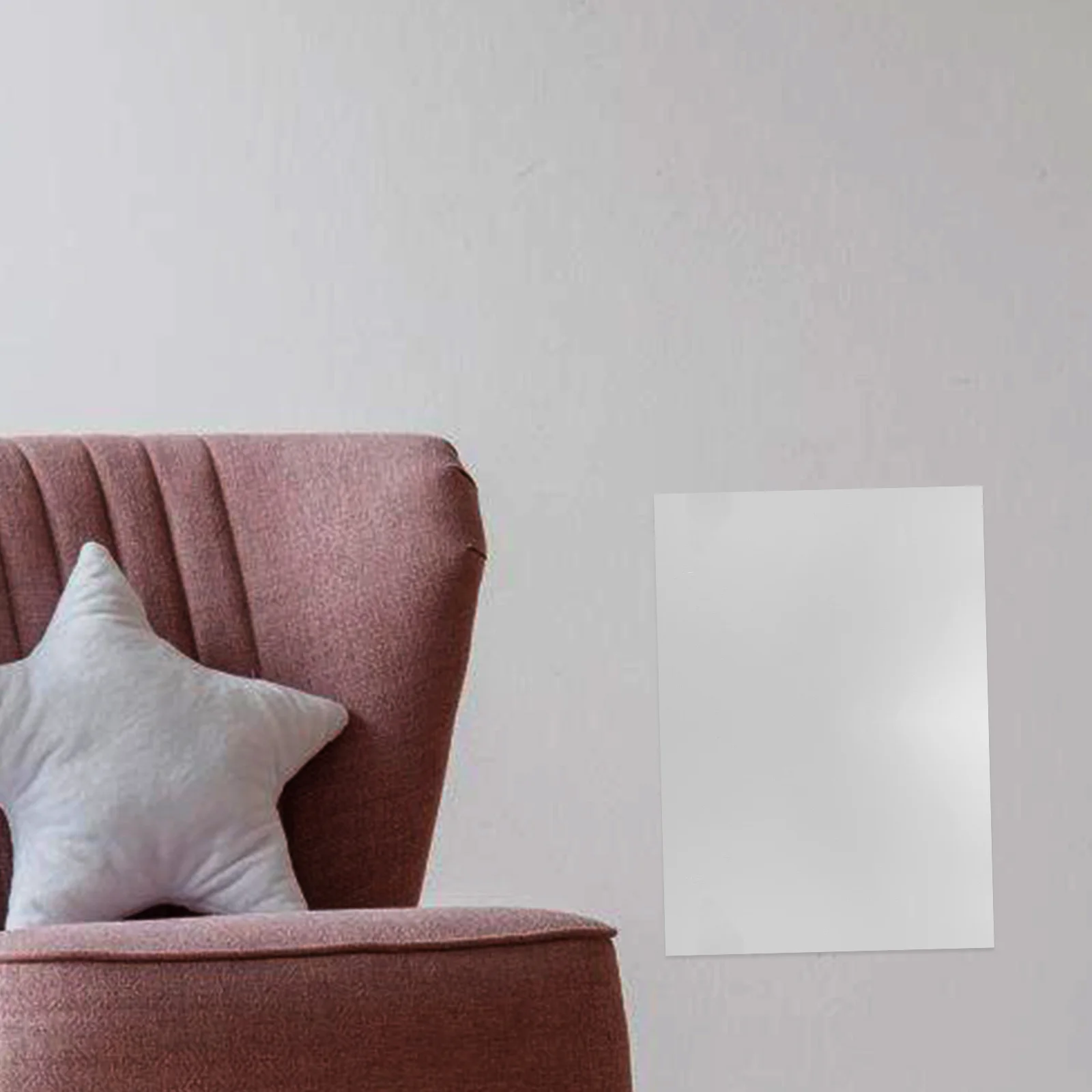 

Adhesive Mirror Sheet Pc Resin Plastic Flexible High Clarity Baby Play Mirror DIY Experiment Crafts Kindergarten