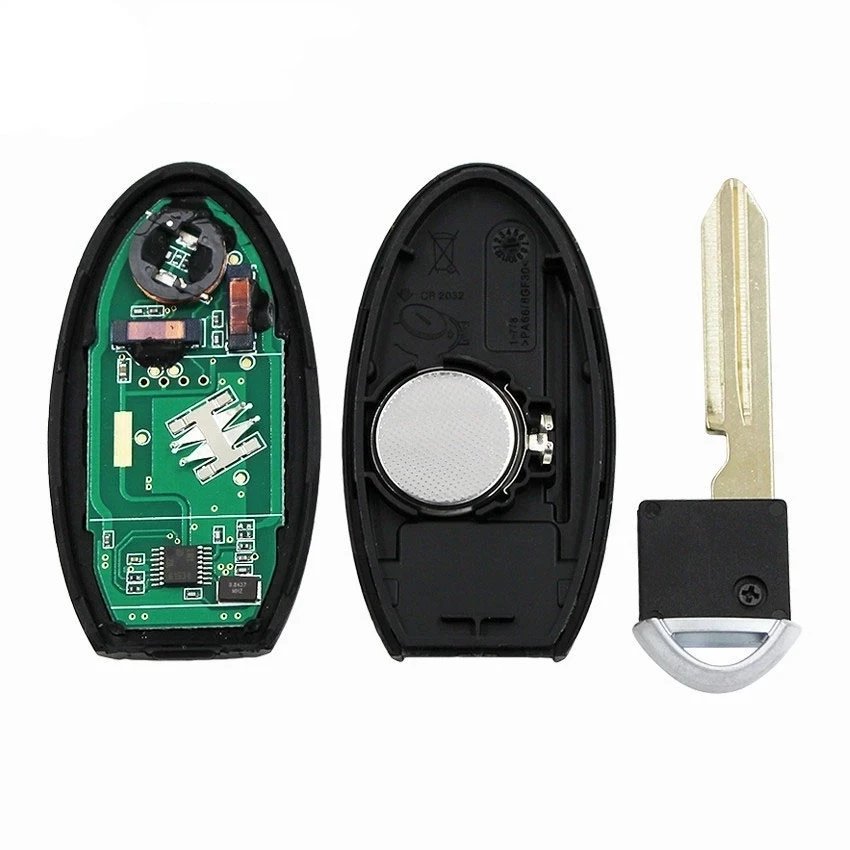 KEYECU FCC ID: CWTWB1U771 dla nissana marca sลoneczny Tiida Livina Sylphy inteligentny klucz zdalny 315MHz ID46 Model: TWB1U771