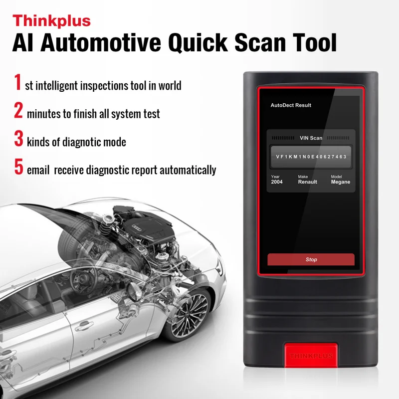 Thinkcar Thinkplus Intelligent Car Diagnosis Automatically Uploaded Professional Report Easy Auto Full System Check Tool