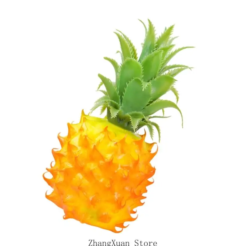 Künstliche Fruchtmodellsimulation, strukturierte Ananas-Dekoration für Schaufenster, Raumarrangements und Fotoszenen-Nutzung – Detail 4