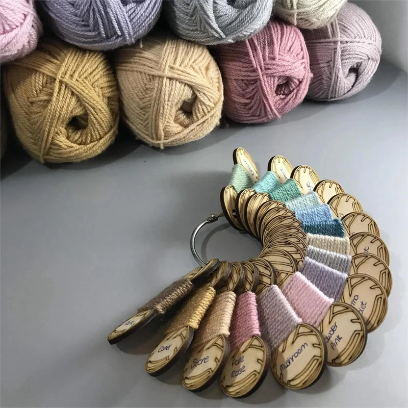 Pegs De Fio Em Branco para Embrulho, Amostras De Fio, Corda Trançada e Linha De Costura, Durável, Fácil de Usar, Natal