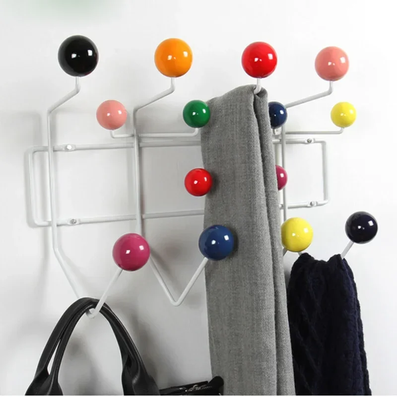 Wall Coat Rack for Children, Portable Clothes Hanger, Modern Living Room, Multipurpose Metal Stand