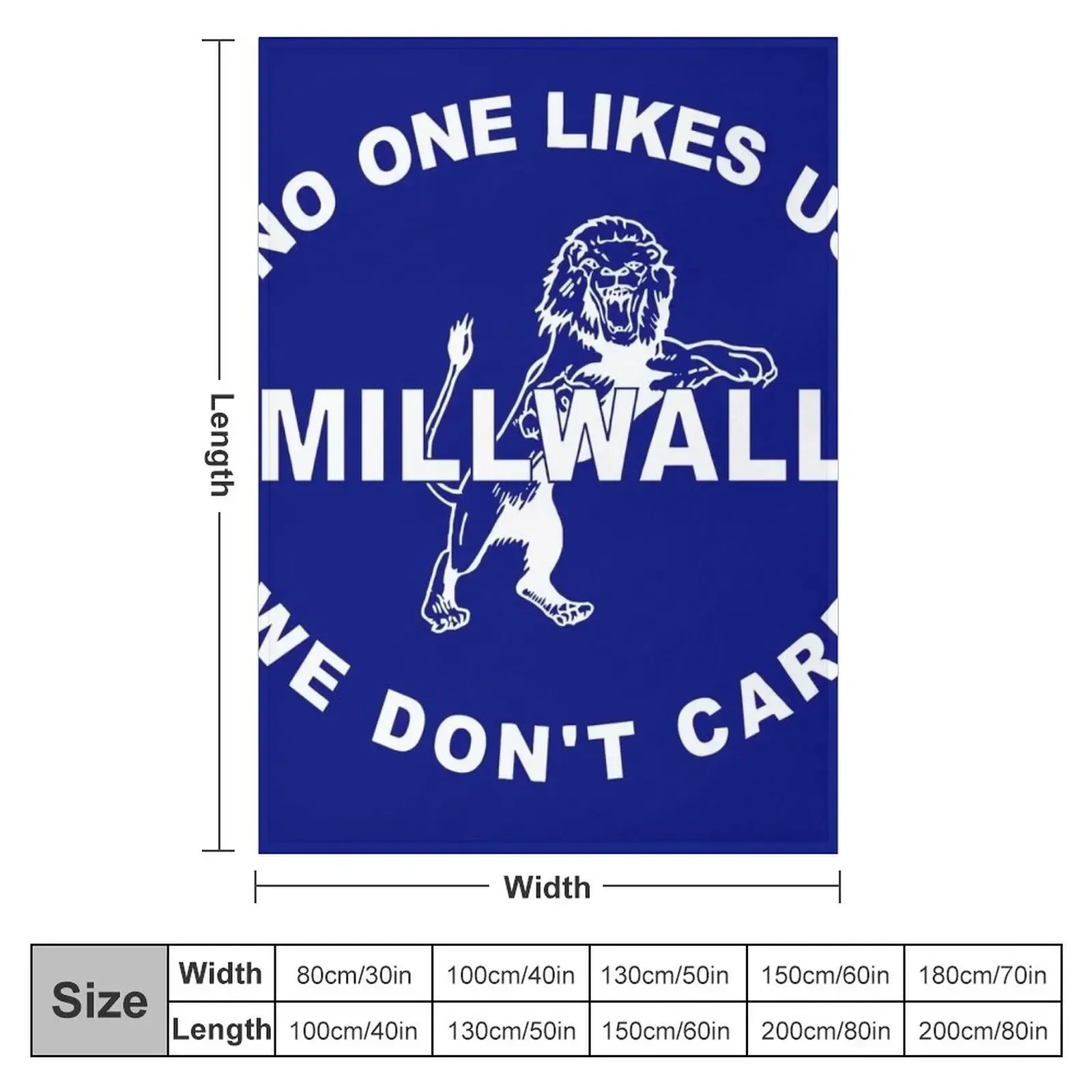 Millwall Throw Blanket Beautifuls Travel Sleeping Bag Thermals For Travel Blankets