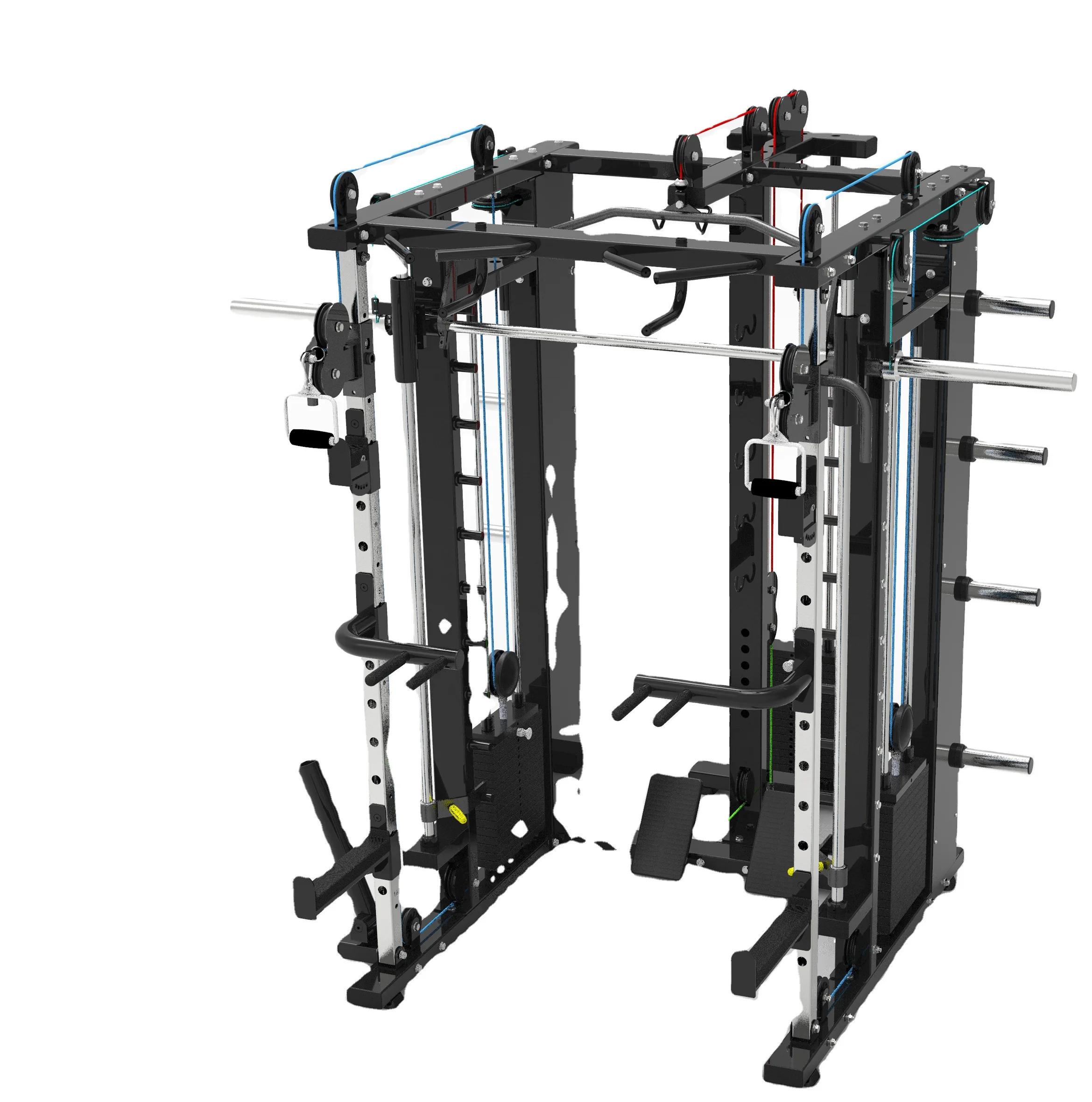 

Commercial Strength Equipment Multi Smith Machine with Three Group Stacks DZ031 for Commercial Use