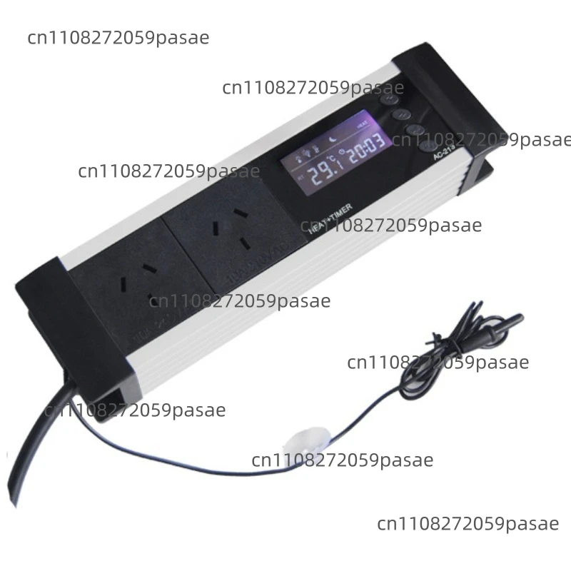 PID Intelligent Thermostat Aquarium Reptile Pet Socket Integrated Intelligent Digital Display Thermostat AC-213